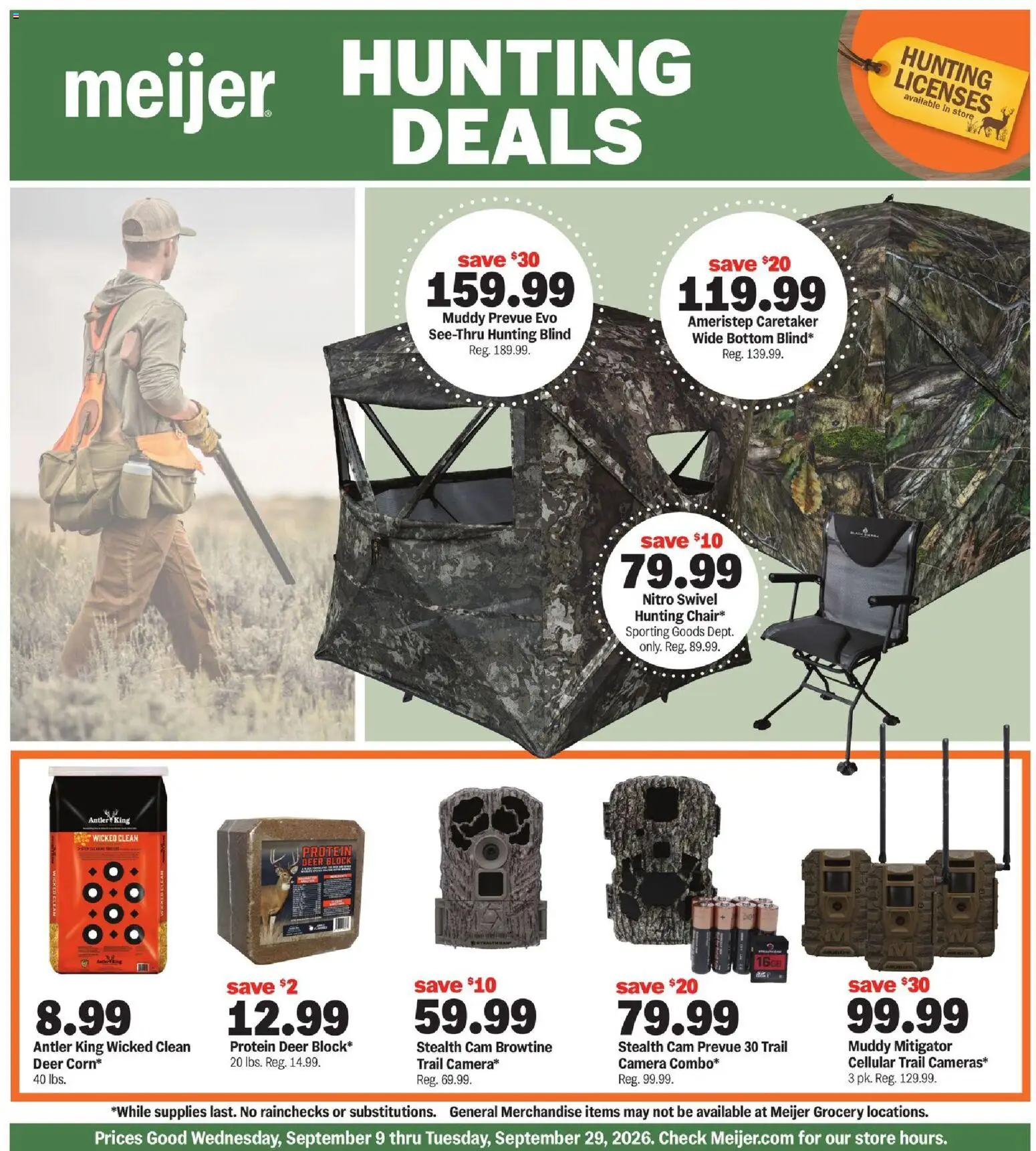 Meijer Tailgating Deals For Every Fan - valid from 09/09/2026 | Page: 7 | Products: Swivel, Protein, Camera