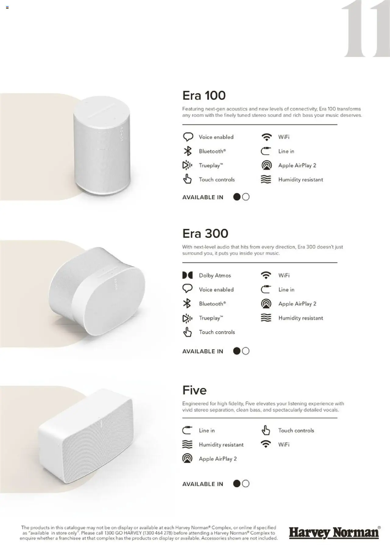 Harvey Norman catalogue - valid from 27.09.2025 | Page: 11 | Products: Accessories, Audio, Stereo