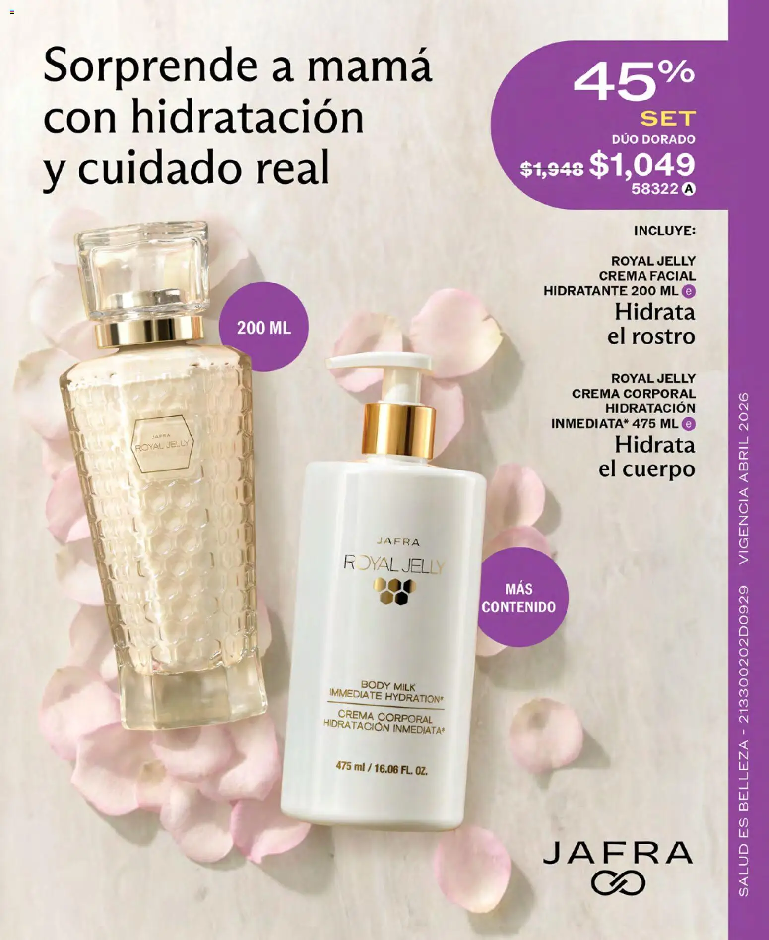 Nuevas ofertas de JAFRA válidas en toda la República Mexicana desde el 01.04.2026. ¡Encuentra las mejores ofertas en JAFRA catálogo! | Página: 100 | Productos: Crema, Body, Crema corporal