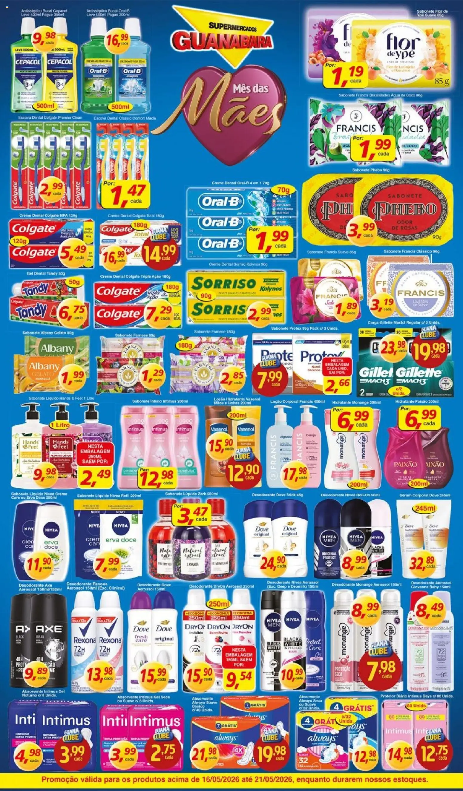 Supermercados Guanabara Folheto - válido de 16.05.2026 | Página: 9 | Produtos: Pó, Sérum, Creme, Sabonete líquido