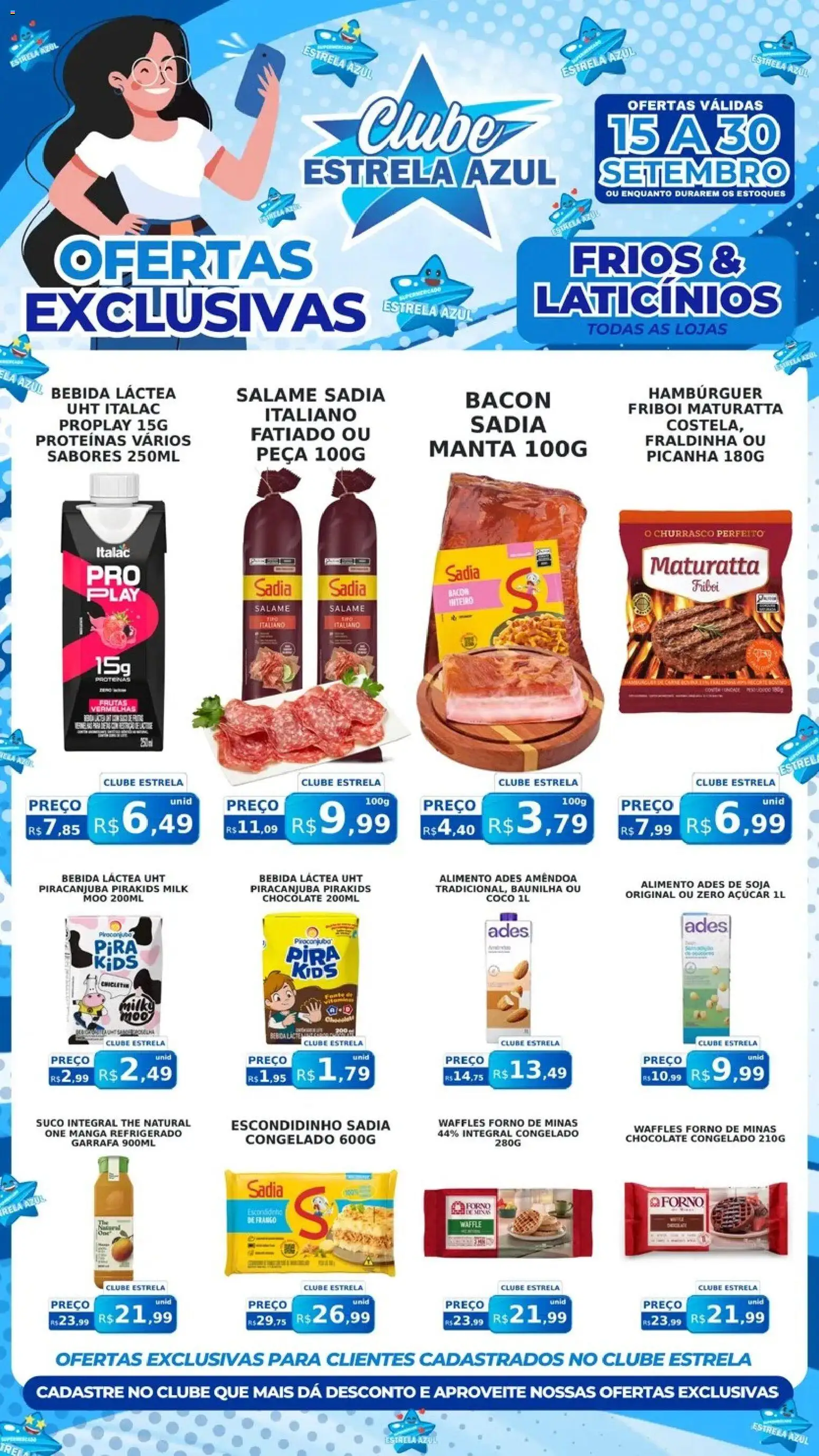 Estrela Azul Folheto - válido de 15/09/2026 | Página: 1 | Produtos: Coco, Chocolate, Açúcar, Escondidinho