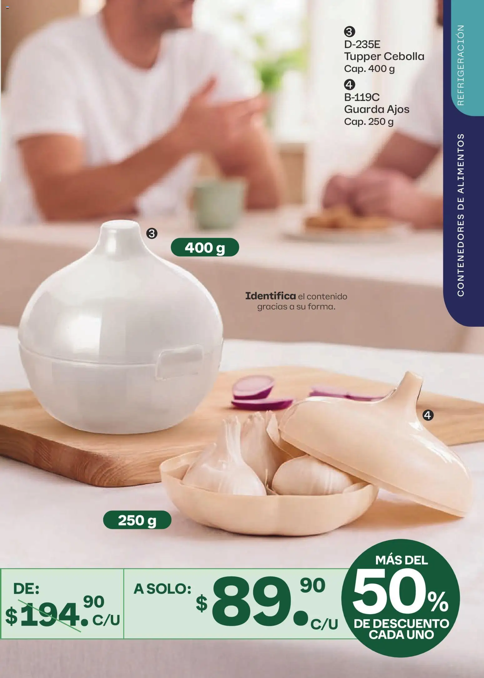 Nuevas ofertas de Tupperware válidas en toda la República Mexicana desde el 10/08/2026. ¡Encuentra las mejores ofertas en Tupperware catálogo! | Página: 43 | Productos: Cebolla, Alimentos, Tupper