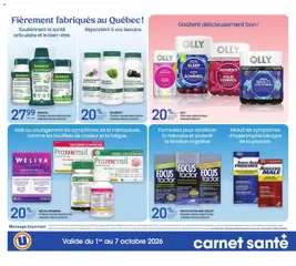 Preview of Uniprix - Carnet beauté from shop Uniprix valid from Oct 1, 2026 | Page: 4 | Products: Fan, Charcoal, Milk