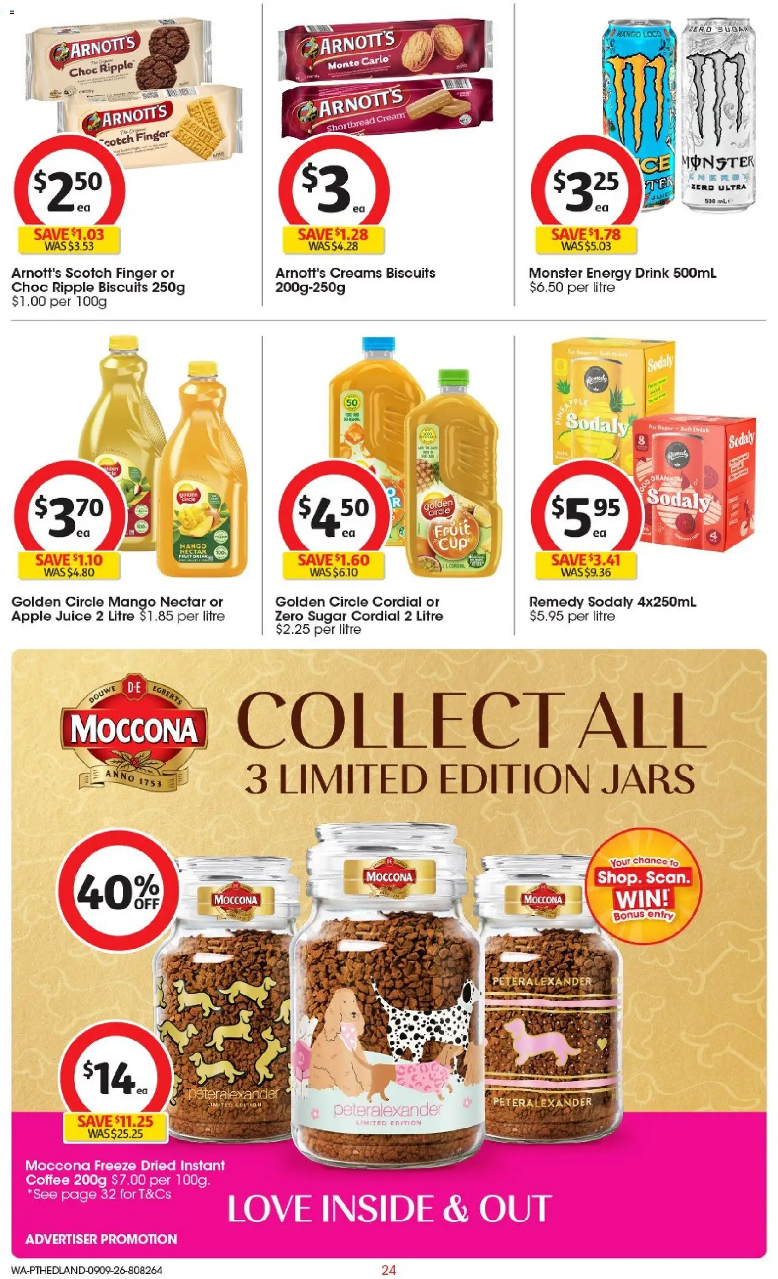 Coles catalogue - valid from 09/09/2026 | Page: 24 | Products: Cheese, Energy drink, Chips, Fanta