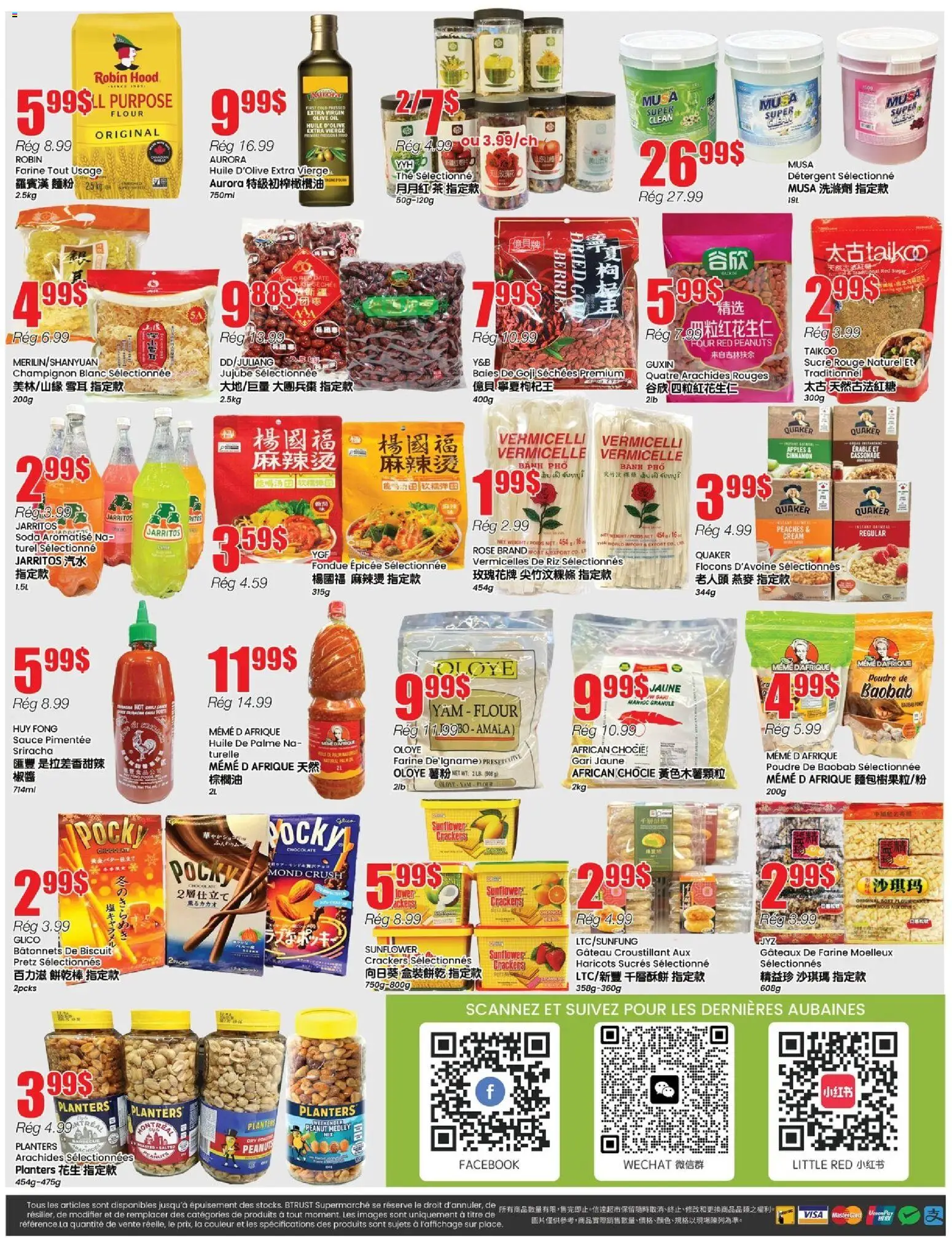 Btrust Supermarket flyer valid from 07.05.2026 | Page: 4 | Products: Cream, Detergent, Oil, Apples