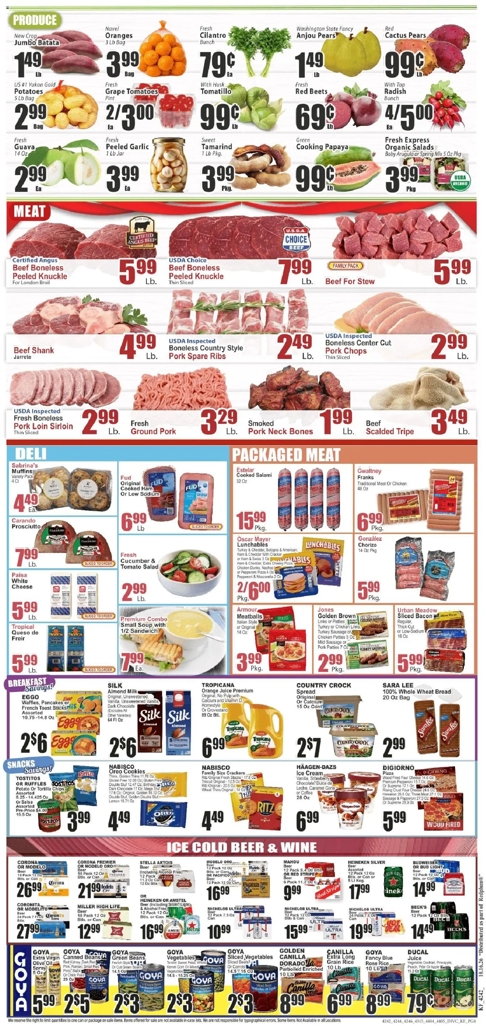 Key Food Weekly Ad - valid from 10/16/2026 | Page: 4