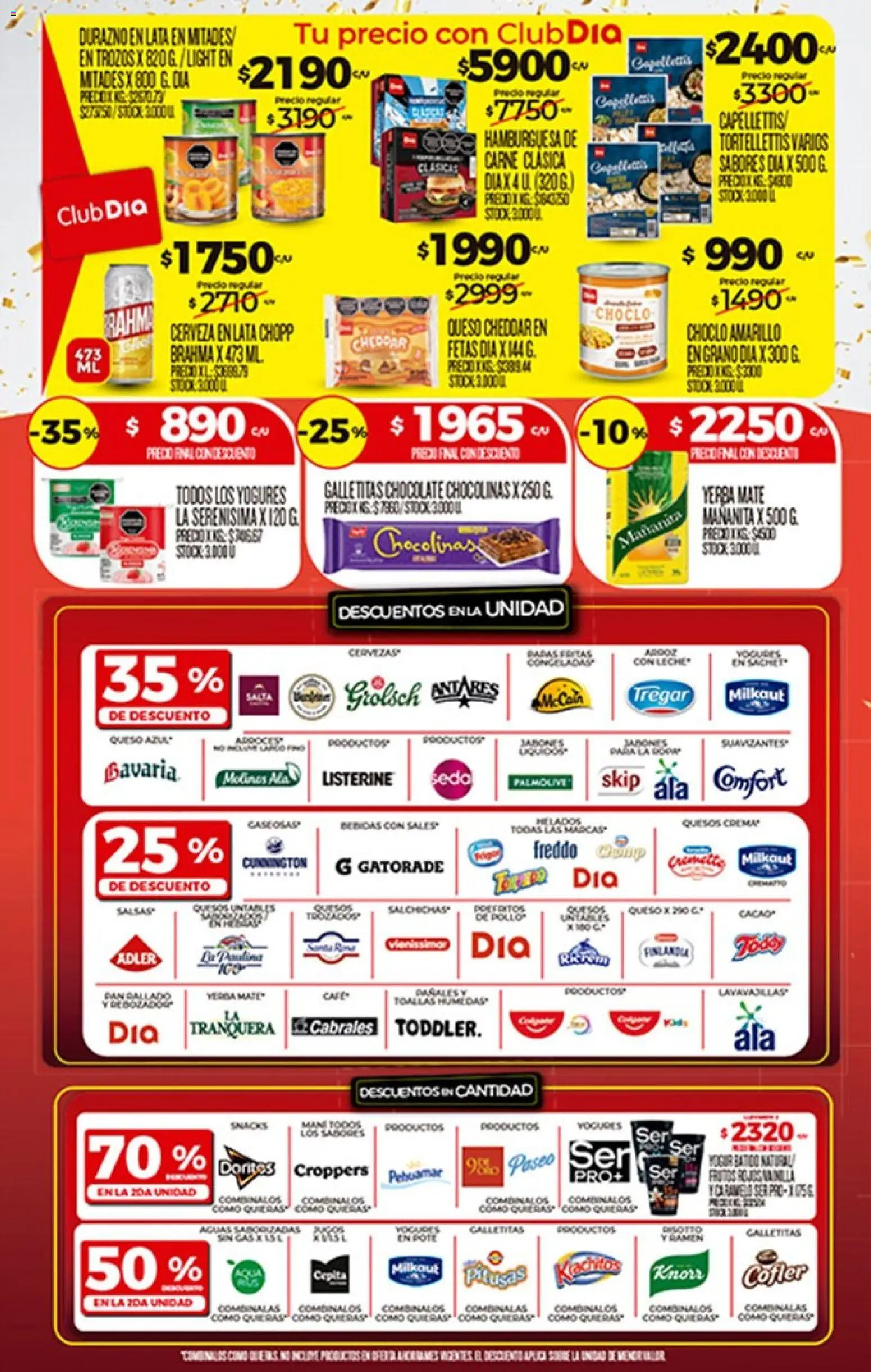 Supermercado DIA Ofertas │ válido desde el 23/09/2026 | Página: 6 | Productos: Toallas, Listerine, Yerba, Carne