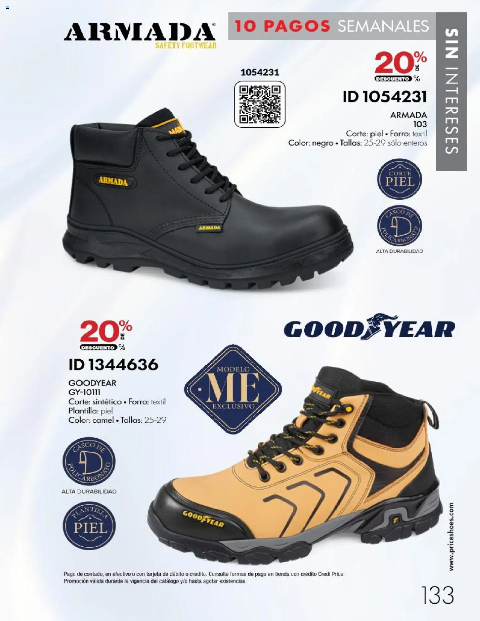 Nuevas ofertas de Price Shoes válidas en toda la República Mexicana desde el 28/10/2026. ¡Encuentra las mejores ofertas en Price Shoes catálogo 10 pagos sin intereses! | Página: 133