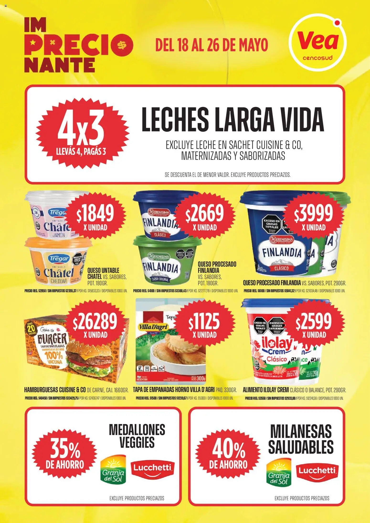 Vea ofertas │ válido desde el 18.05.2026 | Página: 5 | Productos: Horno, Leche, Queso, Jamón