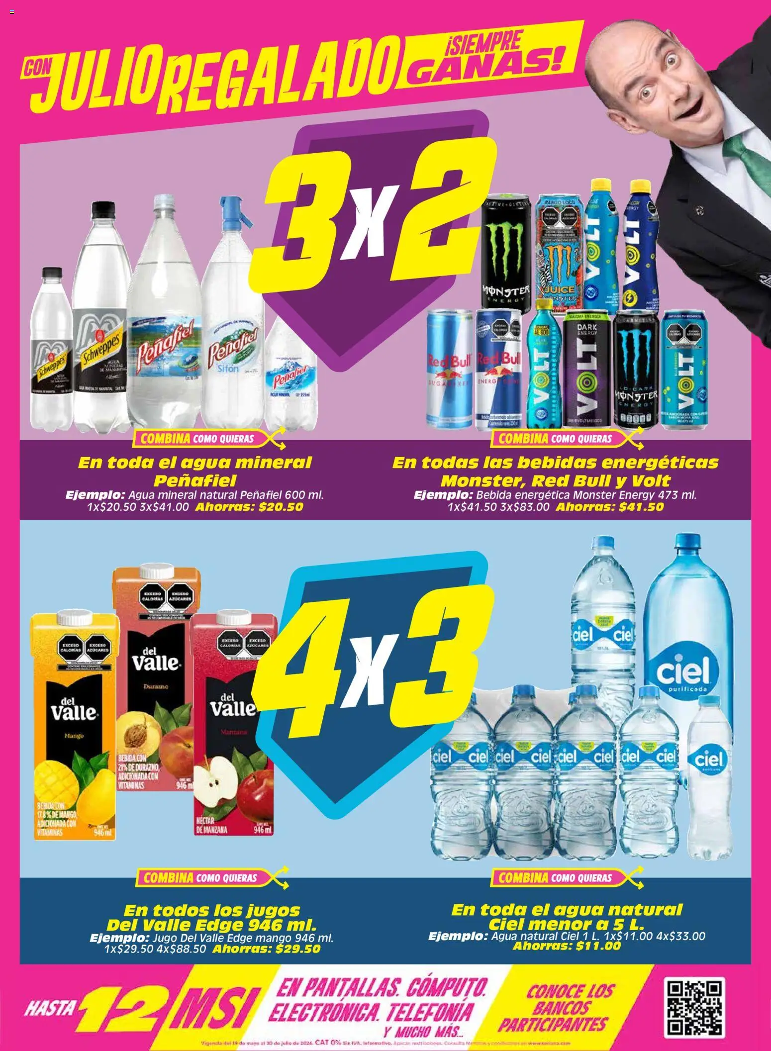 Nuevas ofertas de Soriana válidas en toda la República Mexicana desde el 17/07/2026. ¡Encuentra las mejores ofertas en Soriana folleto! | Página: 3 | Productos: Agua, Mango, Jugo, Vitaminas
