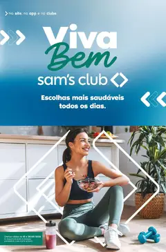 Sam's Club ofertas Viva Bem - Pré-Visualização do folheto da loja Sam's Club, válido de 15/09/2026