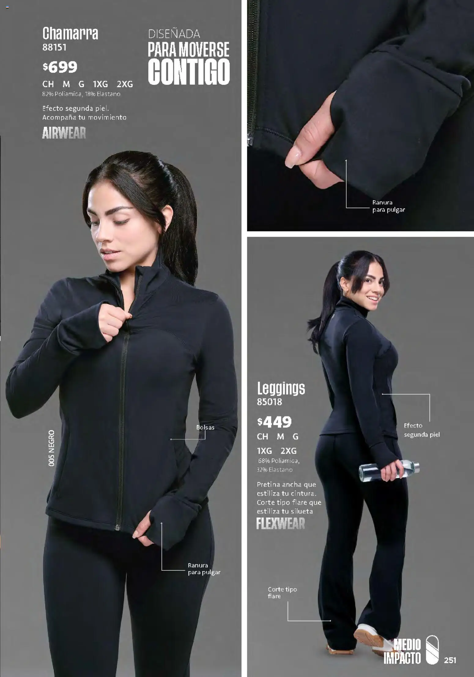 Nuevas ofertas de Ilusión válidas en toda la República Mexicana desde el 01/09/2026. ¡Encuentra las mejores ofertas en Ilusión catálogo Otoño! | Página: 253 | Productos: Leggings, Chamarra