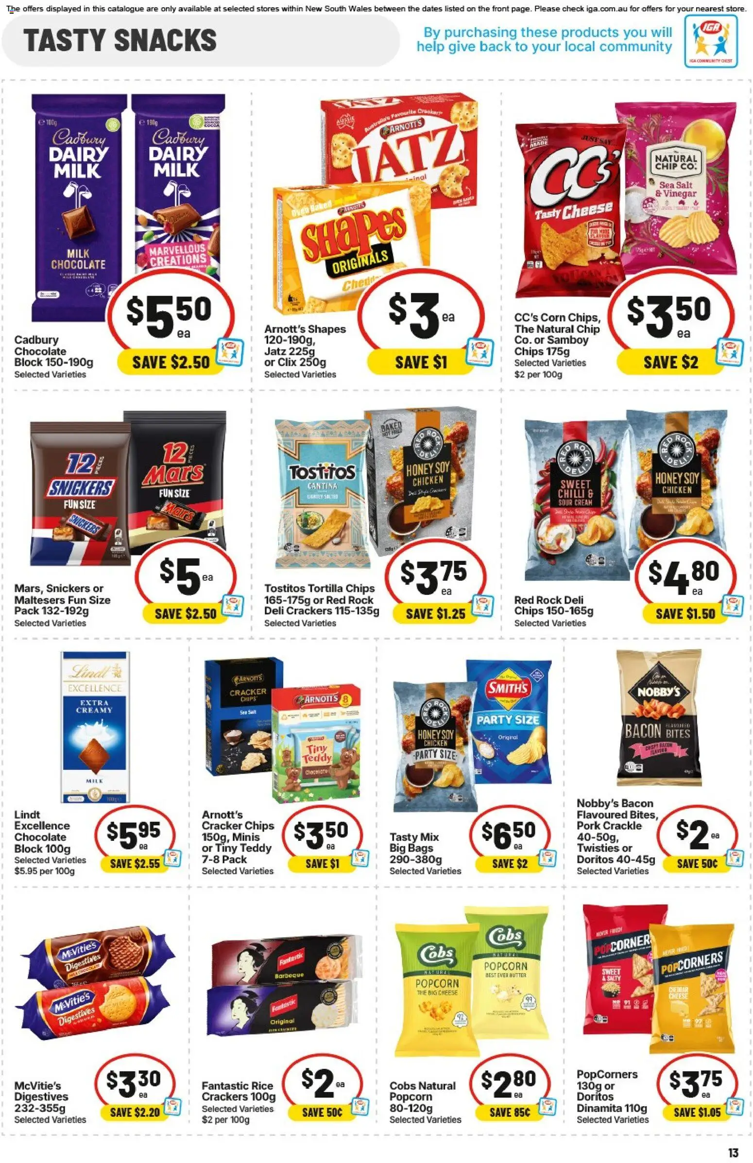 IGA catalogue - valid from 05/08/2026 | Page: 11 | Products: Crackers, Honey, Cream, Vinegar