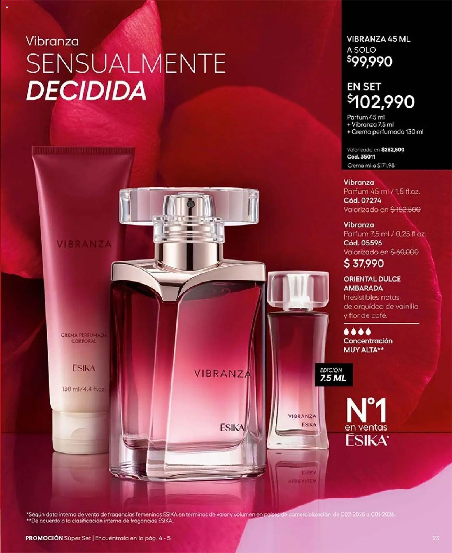 Ésika revista - valida desde el 30/10/2026 | Página: 23 | Productos: Crema, Orquídea, Vainilla