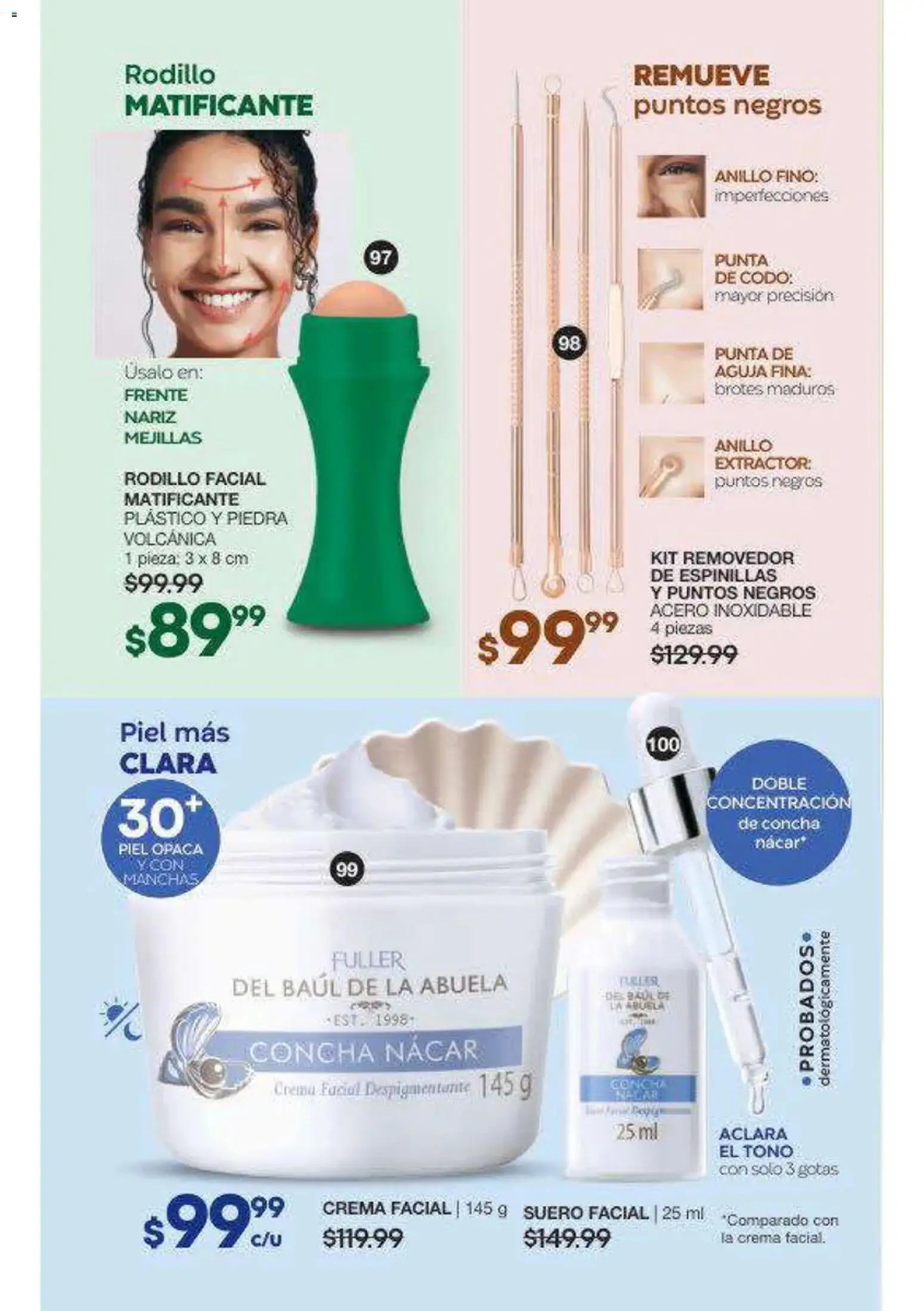 Nuevas ofertas de Fuller válidas en toda la República Mexicana desde el 16/09/2026. ¡Encuentra las mejores ofertas en Fuller campaña 12 2026! | Página: 51 | Productos: Crema, Crema facial, Anillo, Extractor