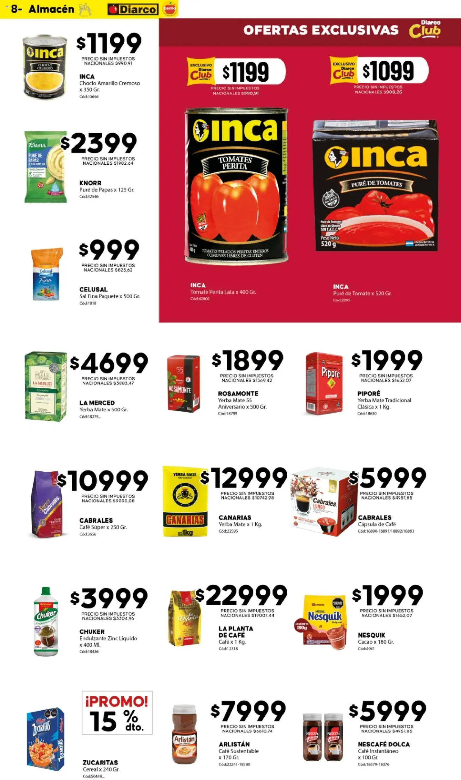 Diarco Ofertas │ válido desde el 19/10/2026 | Página: 8