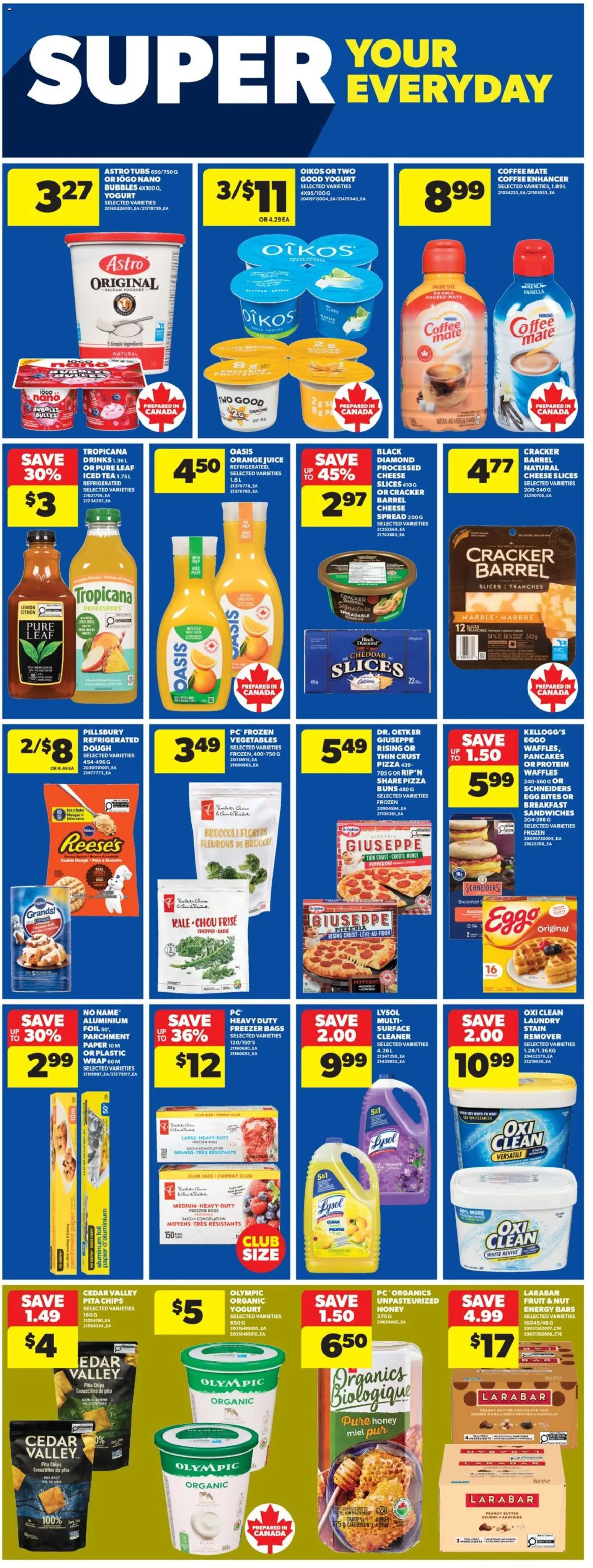 Real Canadian Superstore flyer valid from Aug 20, 2026 | Page: 18 | Products: Freezer, Waffles, Garlic, Coffee