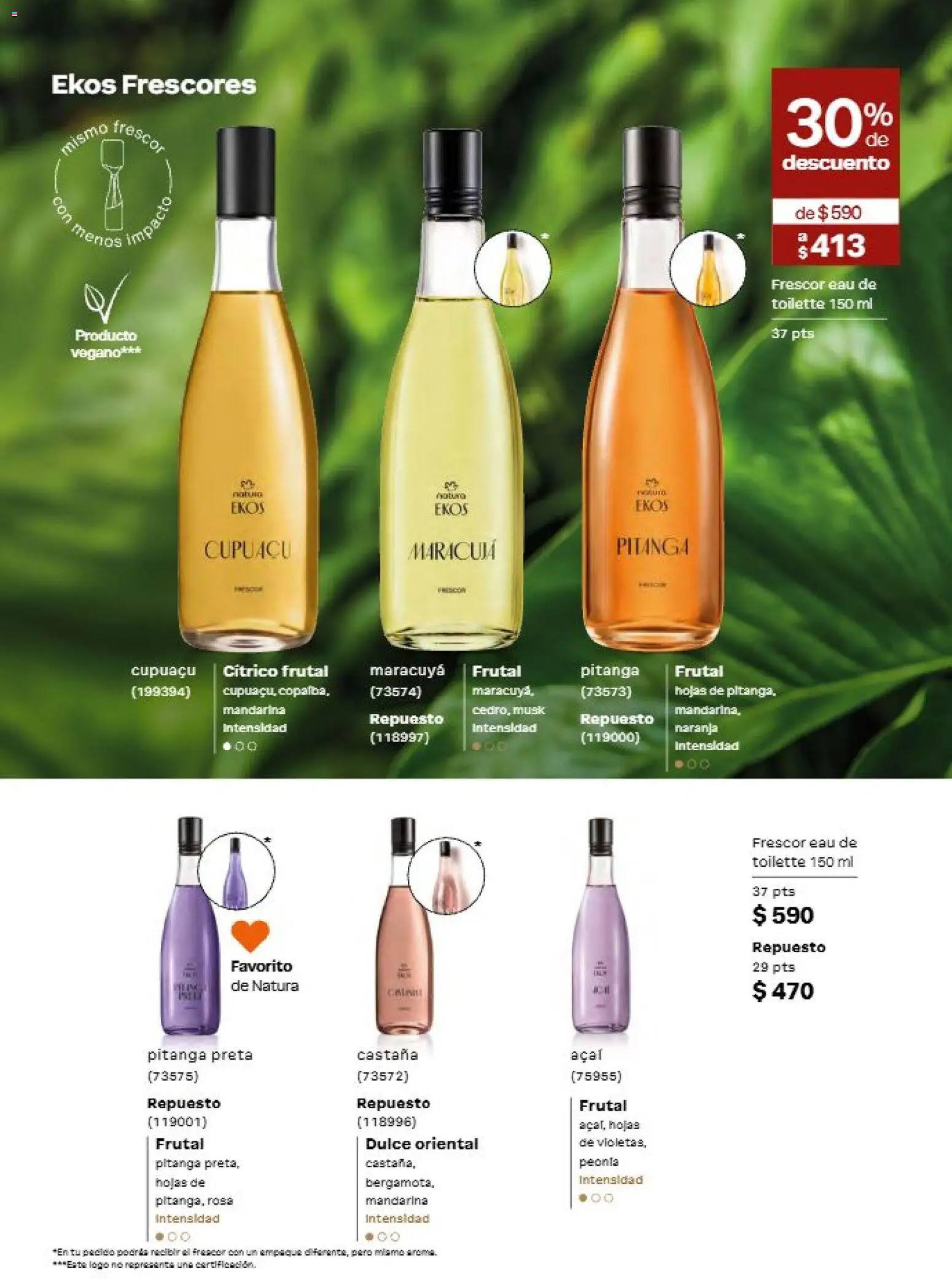 Nuevas ofertas de Natura válidas en toda la República Mexicana desde el 11/09/2026. ¡Encuentra las mejores ofertas en Natura campaña 14 2026! | Página: 43 | Productos: Dulce, Eau de toilette