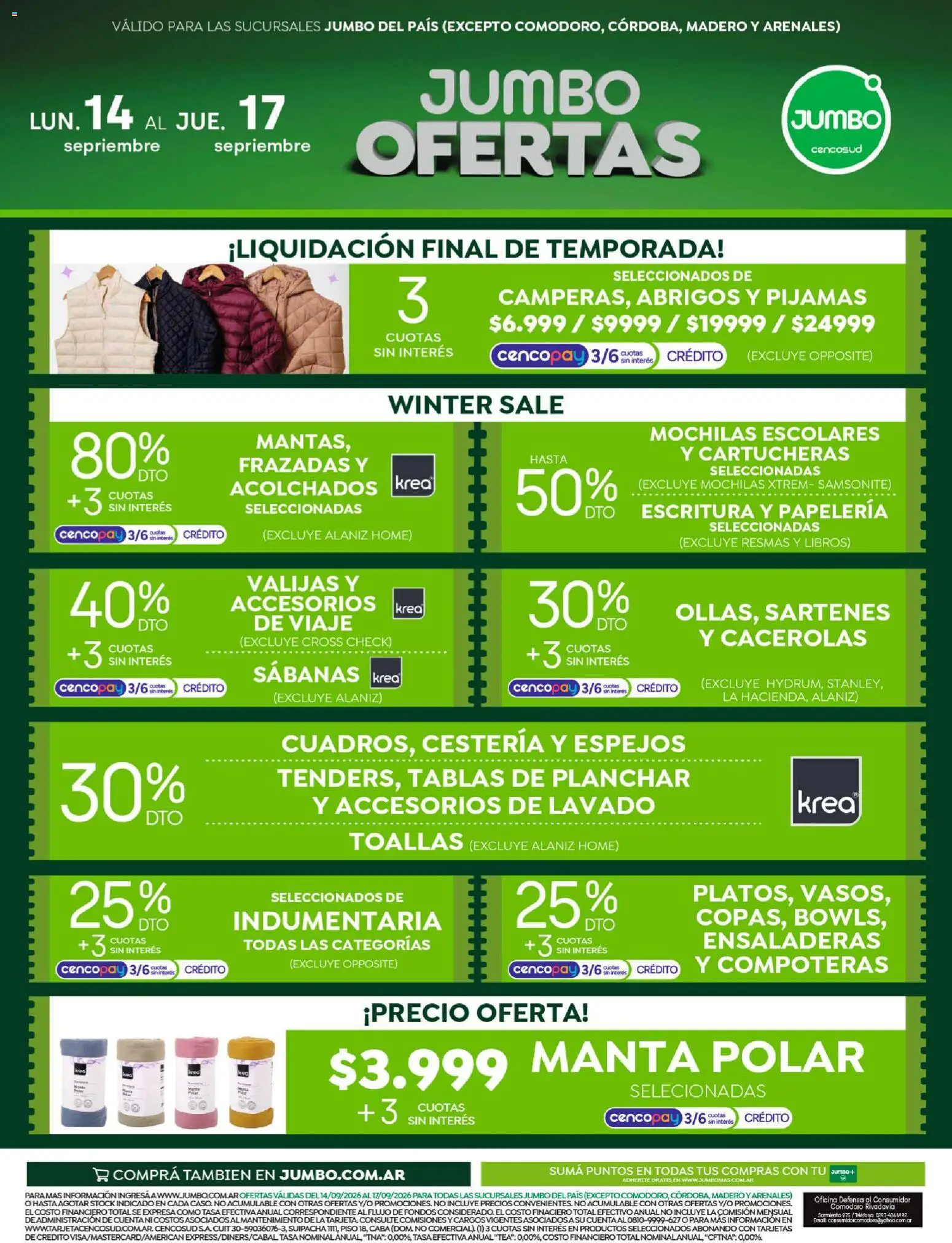 Jumbo - Ofertas | Interior │ válido desde el 14/09/2026 | Página: 3 | Productos: Libros, Planchar, Sabanas, Manta