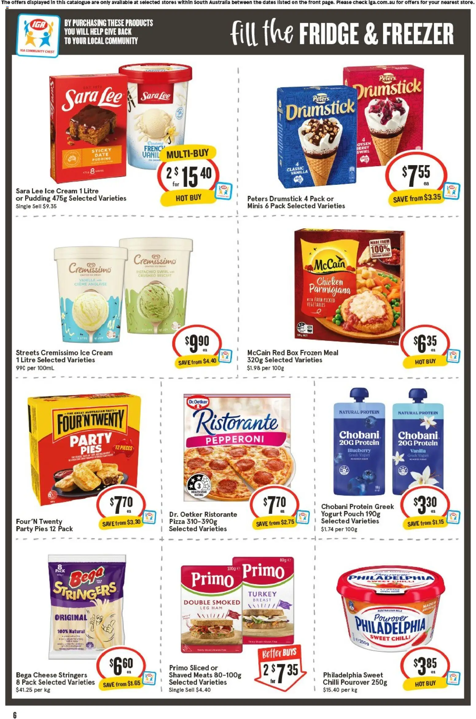 IGA catalogue - valid from 05/08/2026 | Page: 7 | Products: Milk, Chicken, Ice cream, Chilli