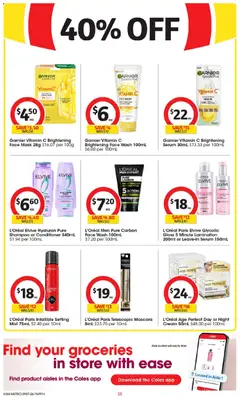 Preview of L'Oréal Elvive Hyaluron Pure Shampoo or Conditioner 340mL, L'Oréal Elvive Hyaluron Pure Shampoo or Conditioner - valid from 29/07/2026 | Page: 35