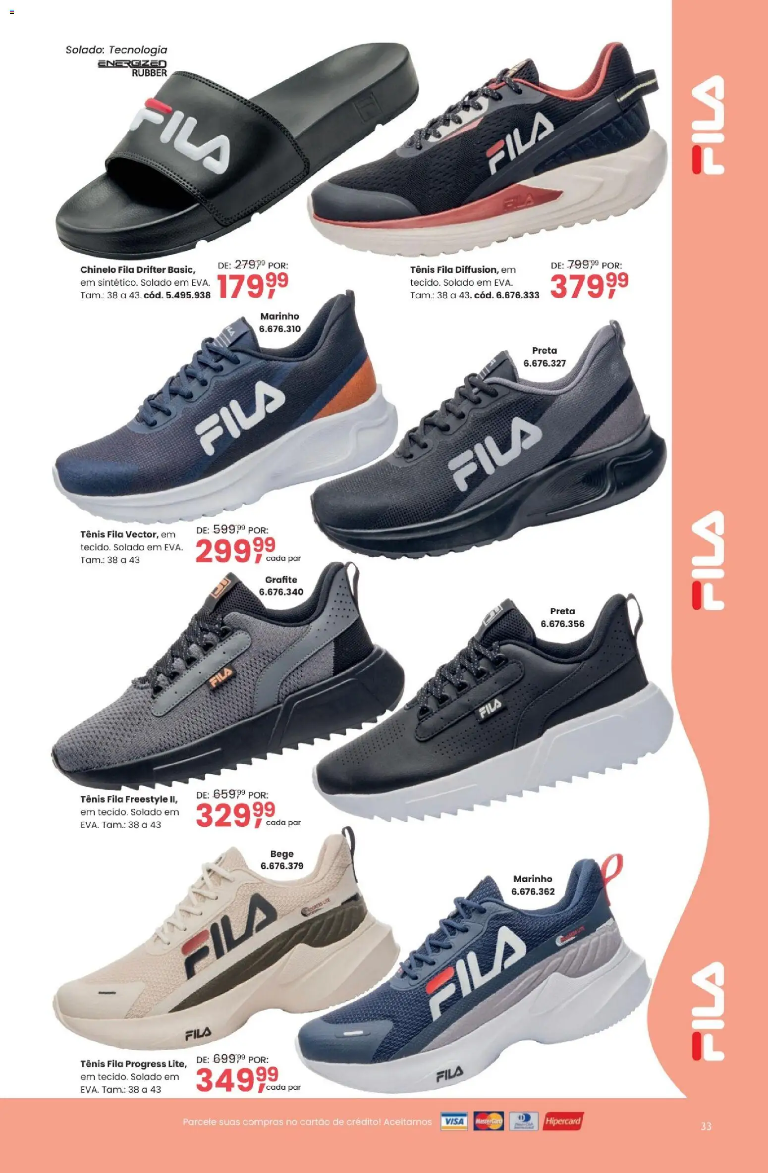 Quatro Estações Folheto - válido de 03.03.2026 | Página: 33 | Produtos: Tênis