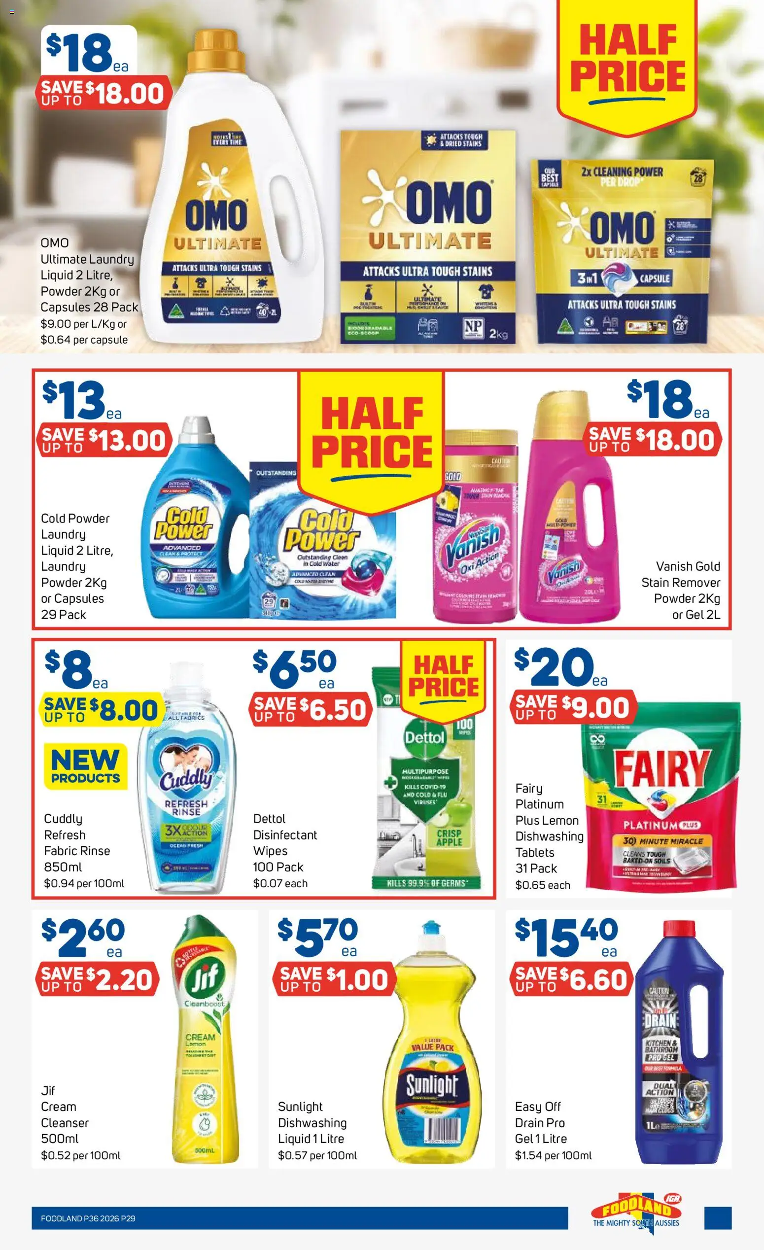 Foodland catalogue - valid from 02/09/2026 | Page: 29 | Products: Powder, Stain remover, Lemon, Laundry
