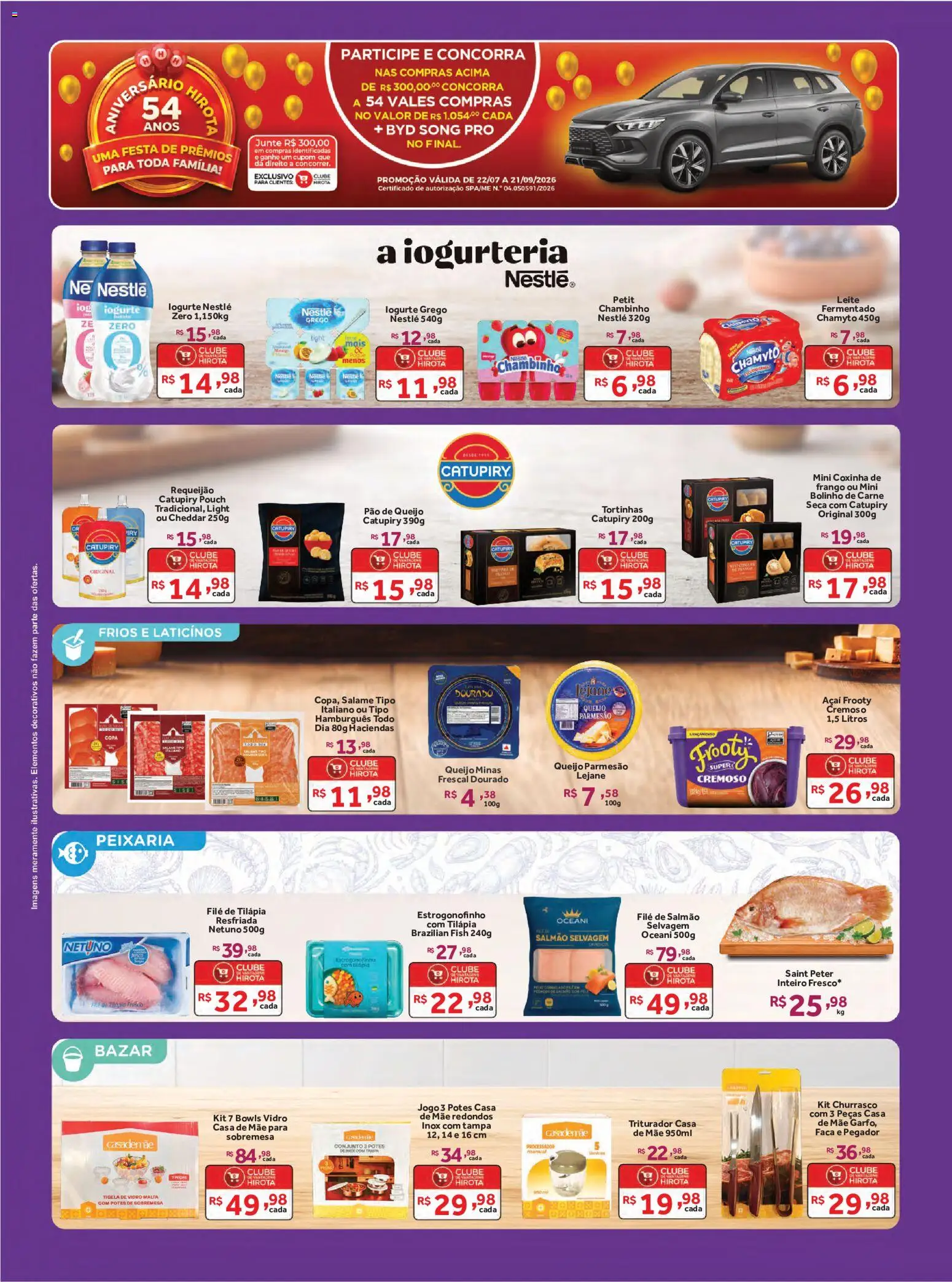 Hirota Food Folheto - válido de 12/08/2026 | Página: 6 | Produtos: Sobremesa, Copa, Carne, Queijo parmesão