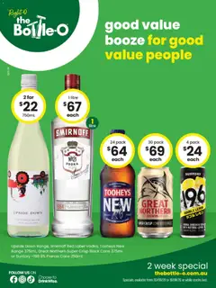 Preview of The Bottle-O catalogue ARCADIA - valid from 03/08/2026