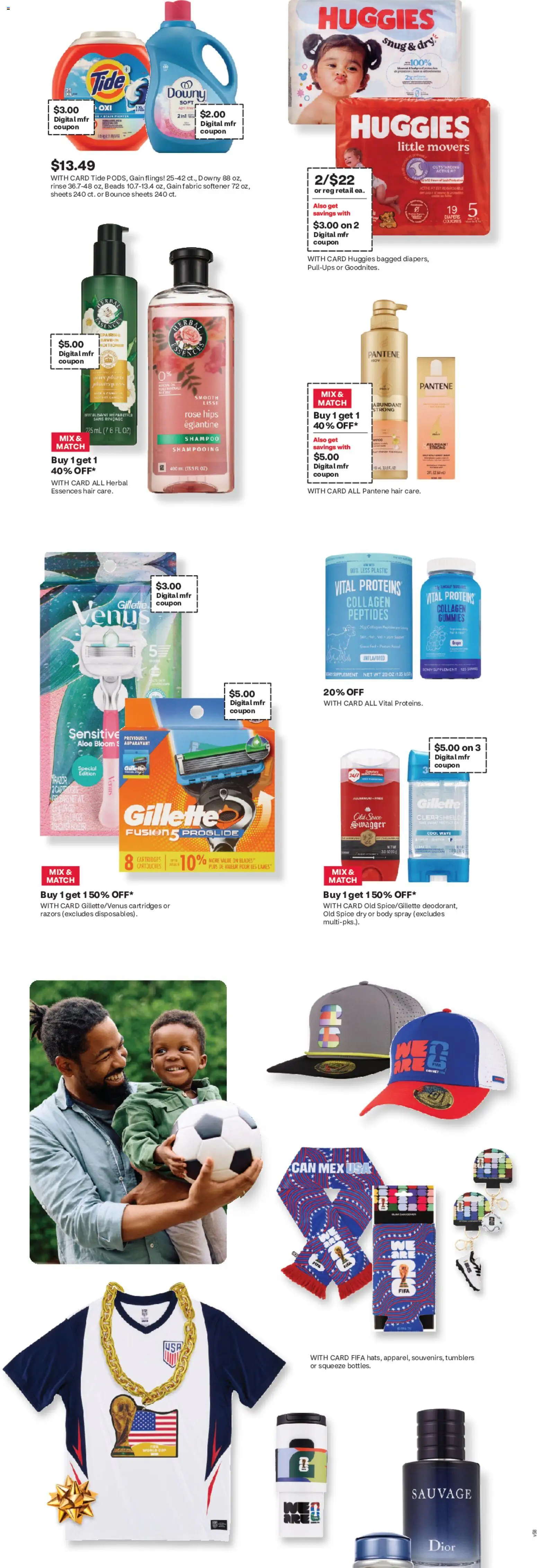 CVS Pharmacy Weekly Ad - MI - valid from 14.06.2026 | Page: 3 | Products: Shampoo, Fabric softener