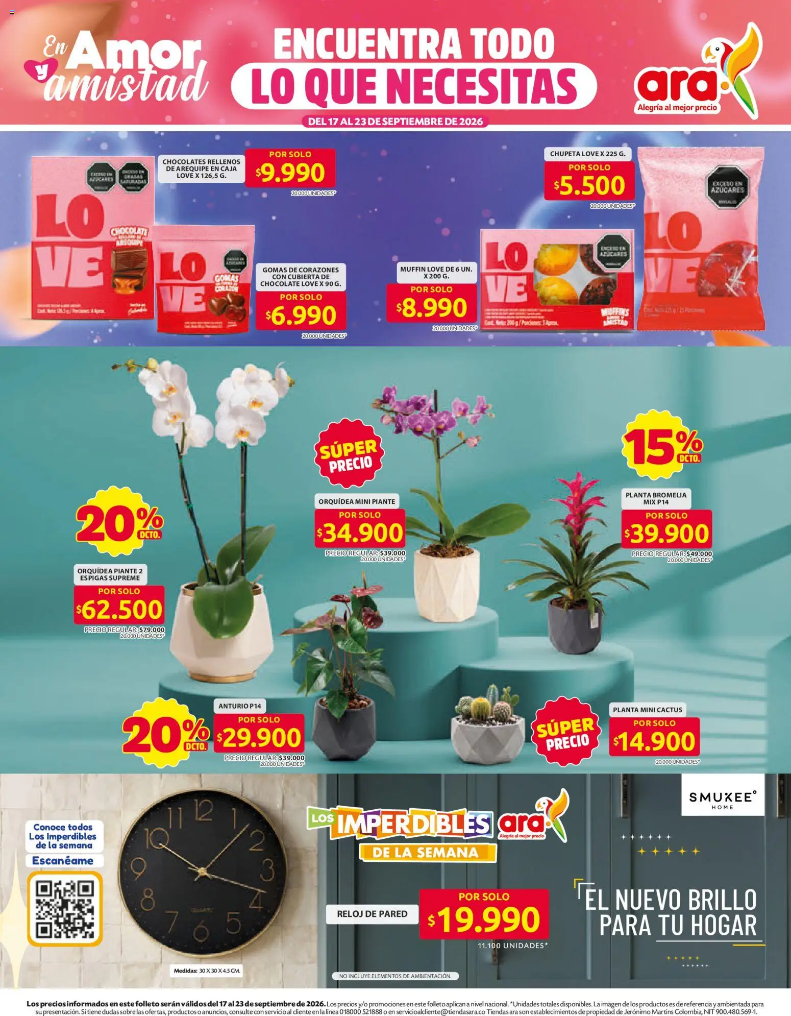 Ara revista - valida desde el 17/09/2026 | Página: 18 | Productos: Arequipe, Gomas, Caja, Chocolate