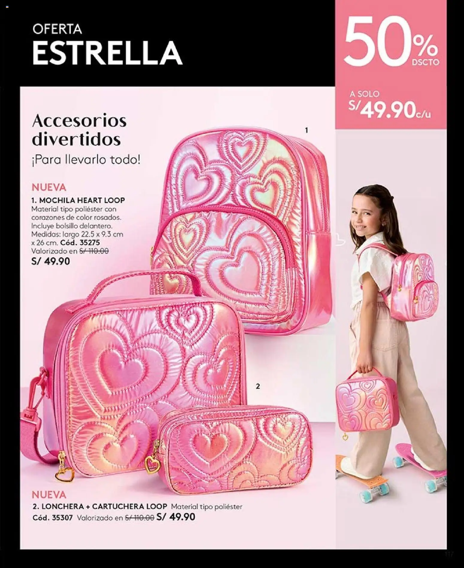 Catálogo Ésika válido desde 02/08/2026 | Página: 129 | Productos: Lonchera, Mochila