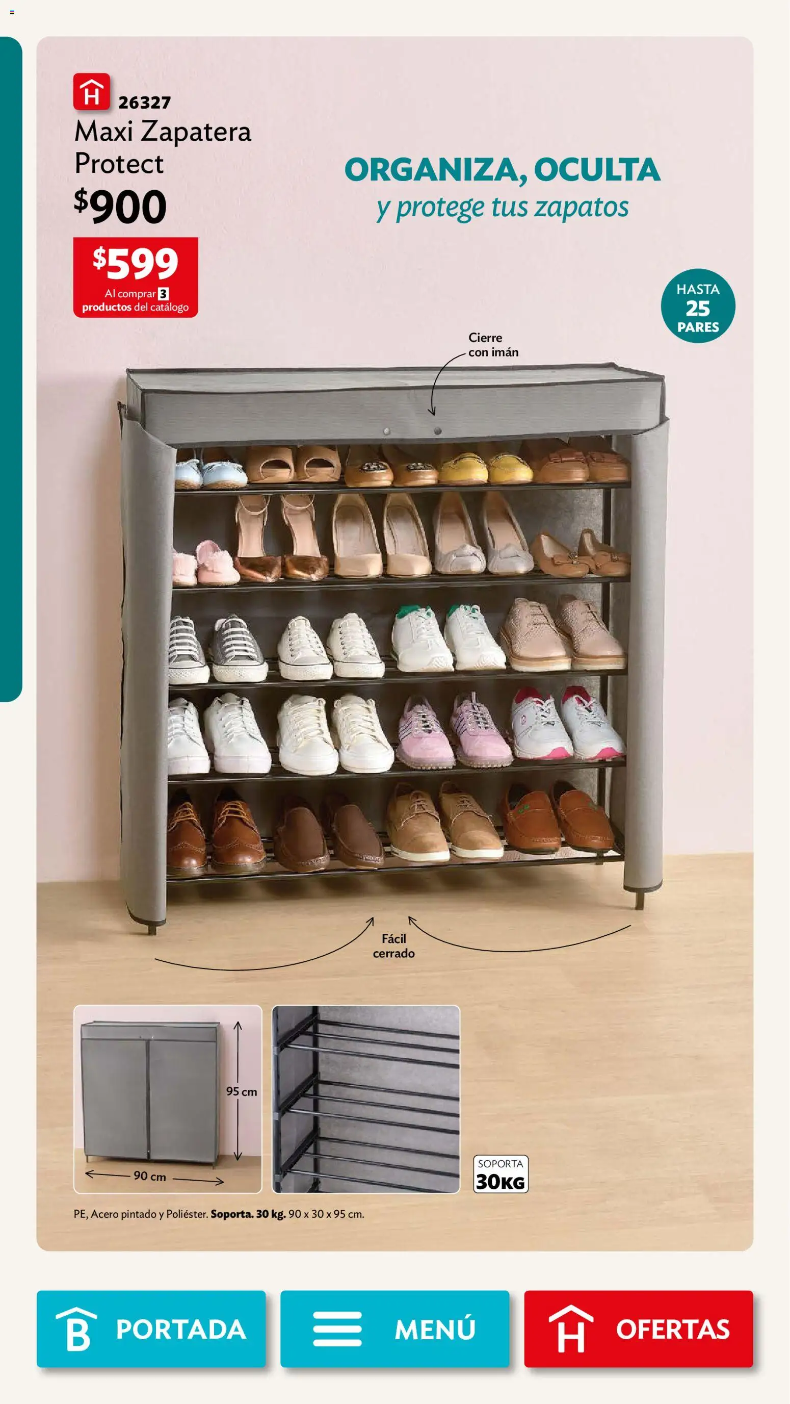 Nuevas ofertas de Betterware válidas en toda la República Mexicana desde el 28/09/2026. ¡Encuentra las mejores ofertas en Betterware campaña 10 2026! | Página: 12 | Productos: Imán, Zapatos