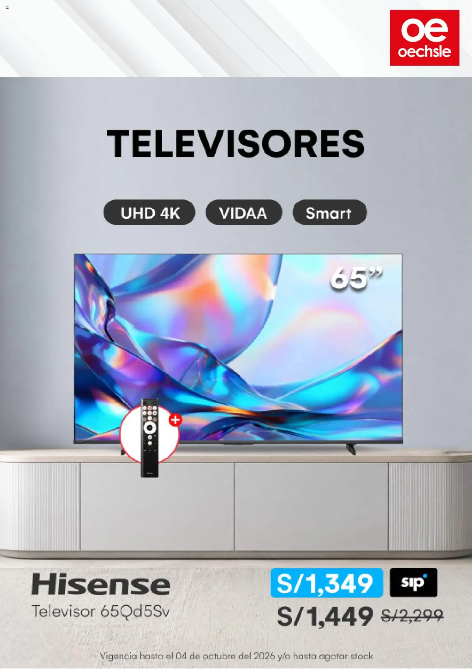 Catálogo Oechsle válido desde 28/09/2026 | Página: 2 | Productos: Televisor