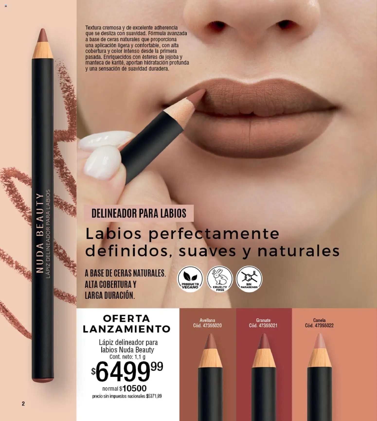 Millanel - Catálogo │ válido desde el 30/03/2026 | Página: 2 | Productos: Delineador, Manteca