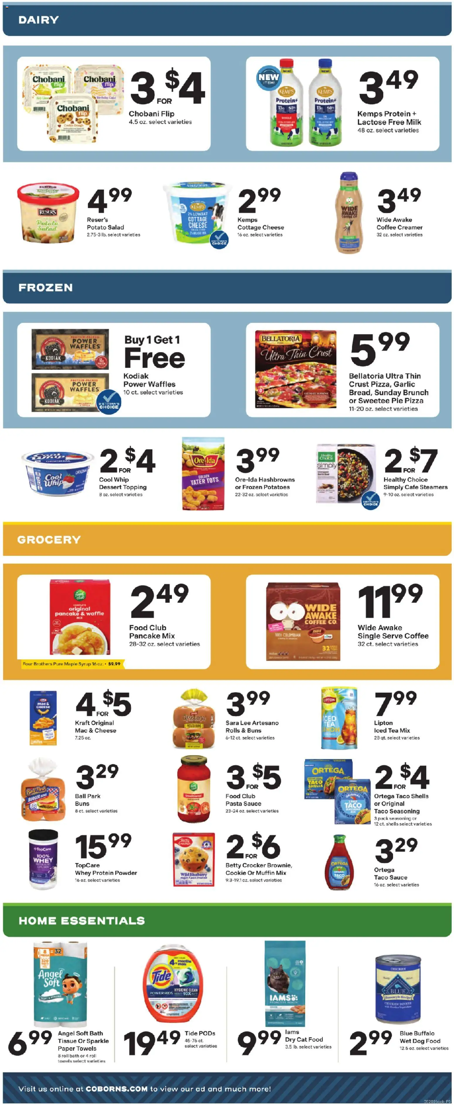 Coborn's Weekly Ad - valid from 20.05.2026 | Page: 5 | Products: Protein Powder, Pasta, Salad, Potatoes