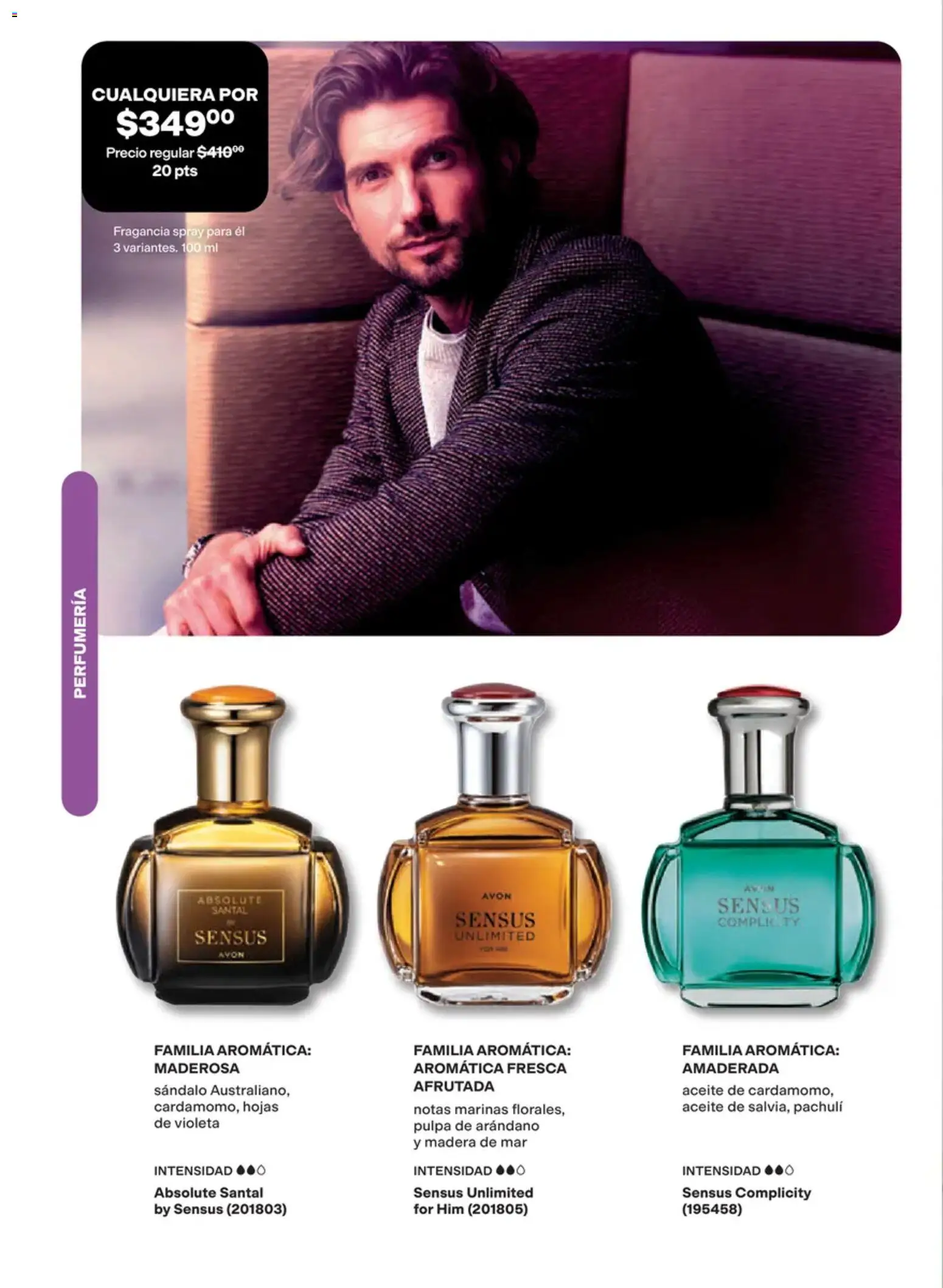 Nuevas ofertas de AVON válidas en toda la República Mexicana desde el 02/10/2026. ¡Encuentra las mejores ofertas en AVON campaña 15 2026! | Página: 72 | Productos: Aceite, Fragancia