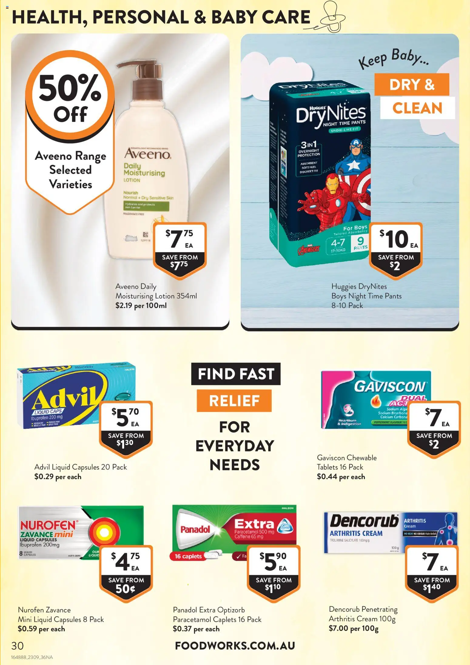 Foodworks catalogue - valid from 23/09/2026 | Page: 30 | Products: Fragrance, Cream, Capsules, Tablets
