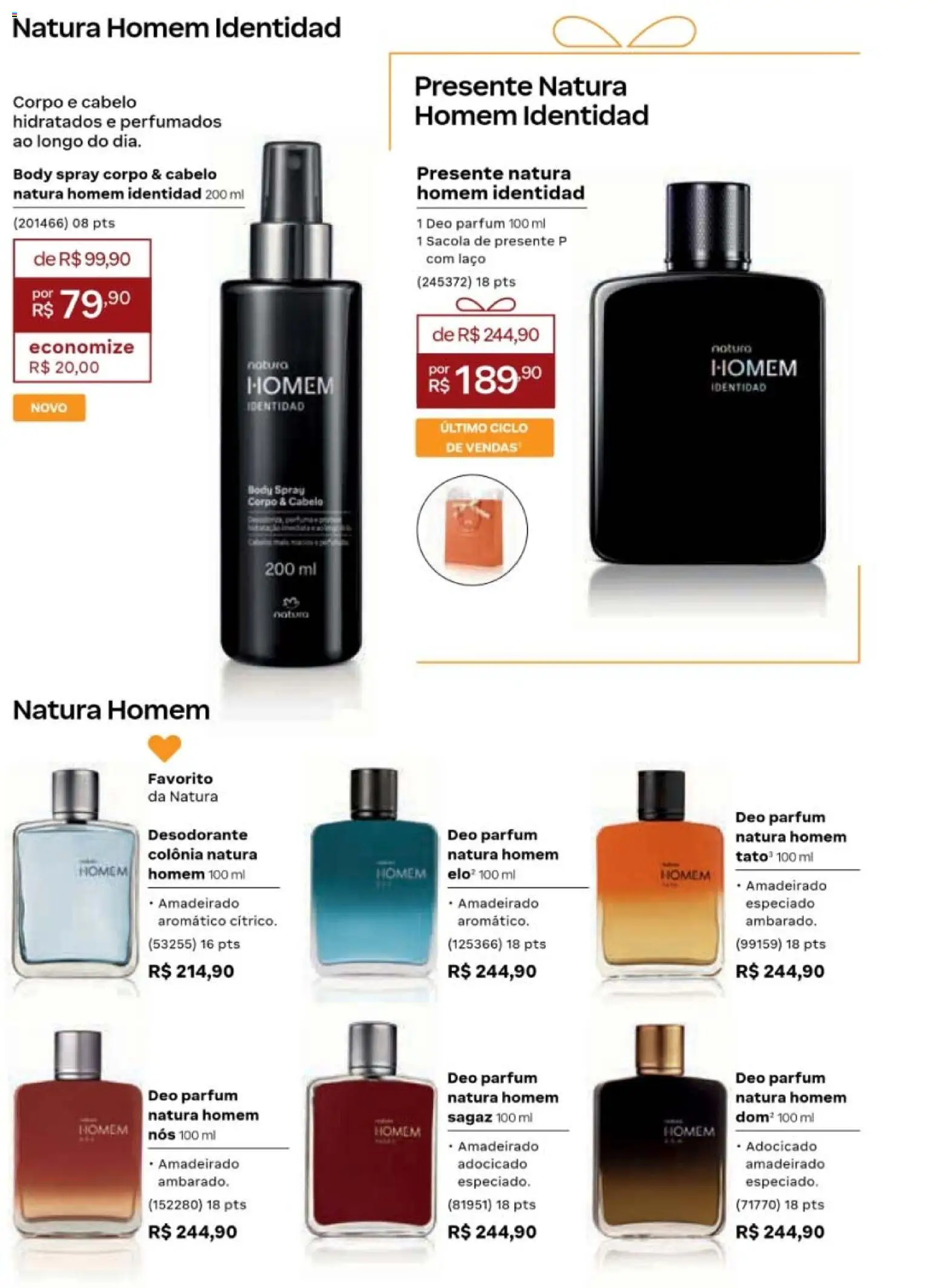 Natura Folheto - válido de 19/07/2026 | Página: 46 | Produtos: Desodorante, Body