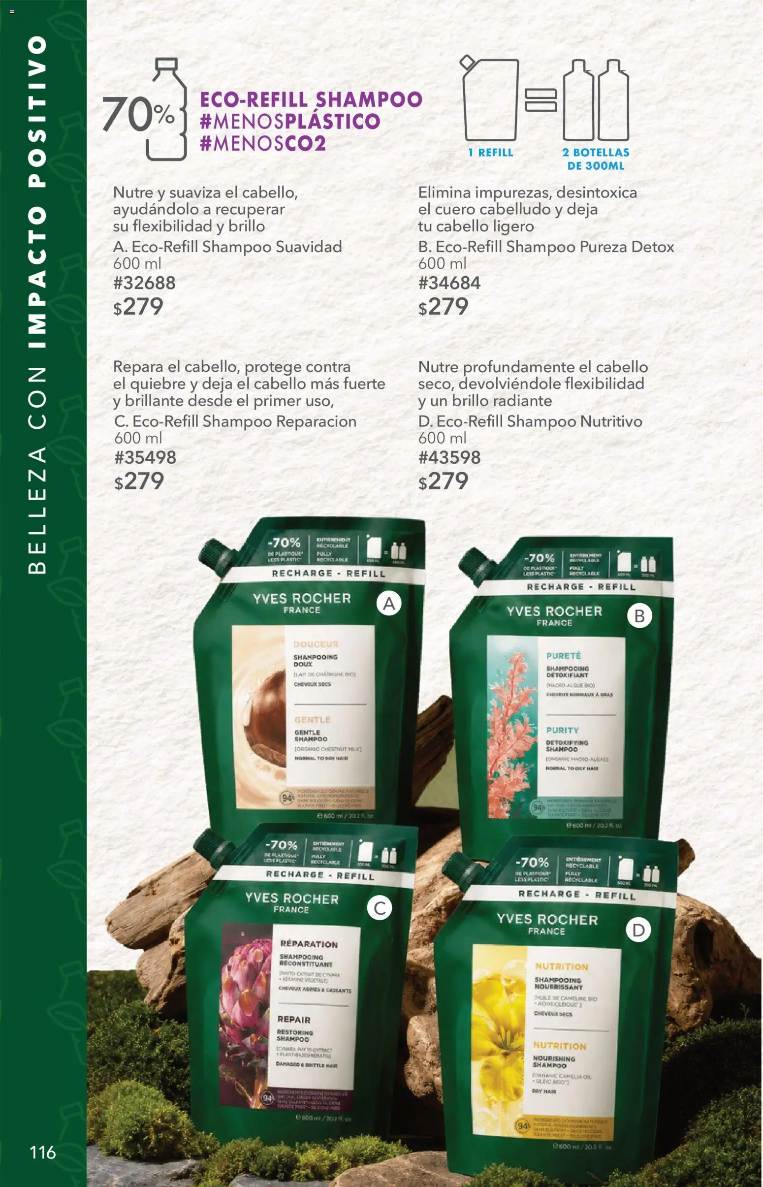 Nuevas ofertas de Yves Rocher válidas en toda la República Mexicana desde el 27/10/2026. ¡Encuentra las mejores ofertas en Yves Rocher campaña 15 2026! | Página: 118