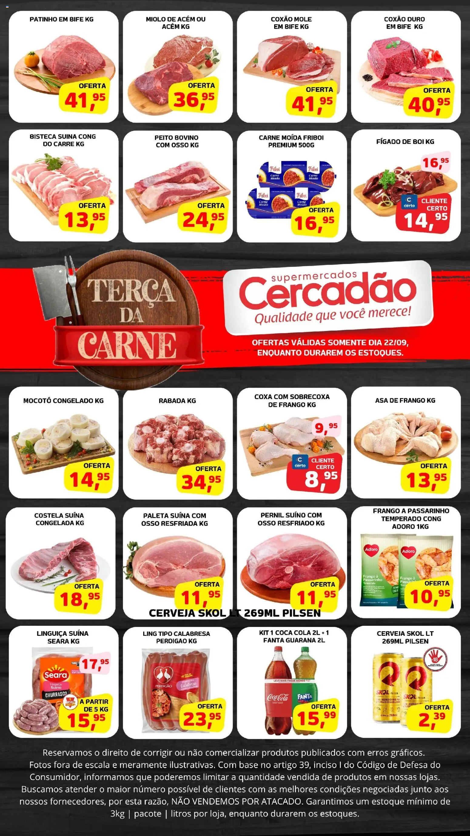 Cercadao Terça-feira 22 Setembro Preços Baixos