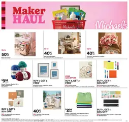 Preview of Michaels weekly ads valid from 08/02/2026