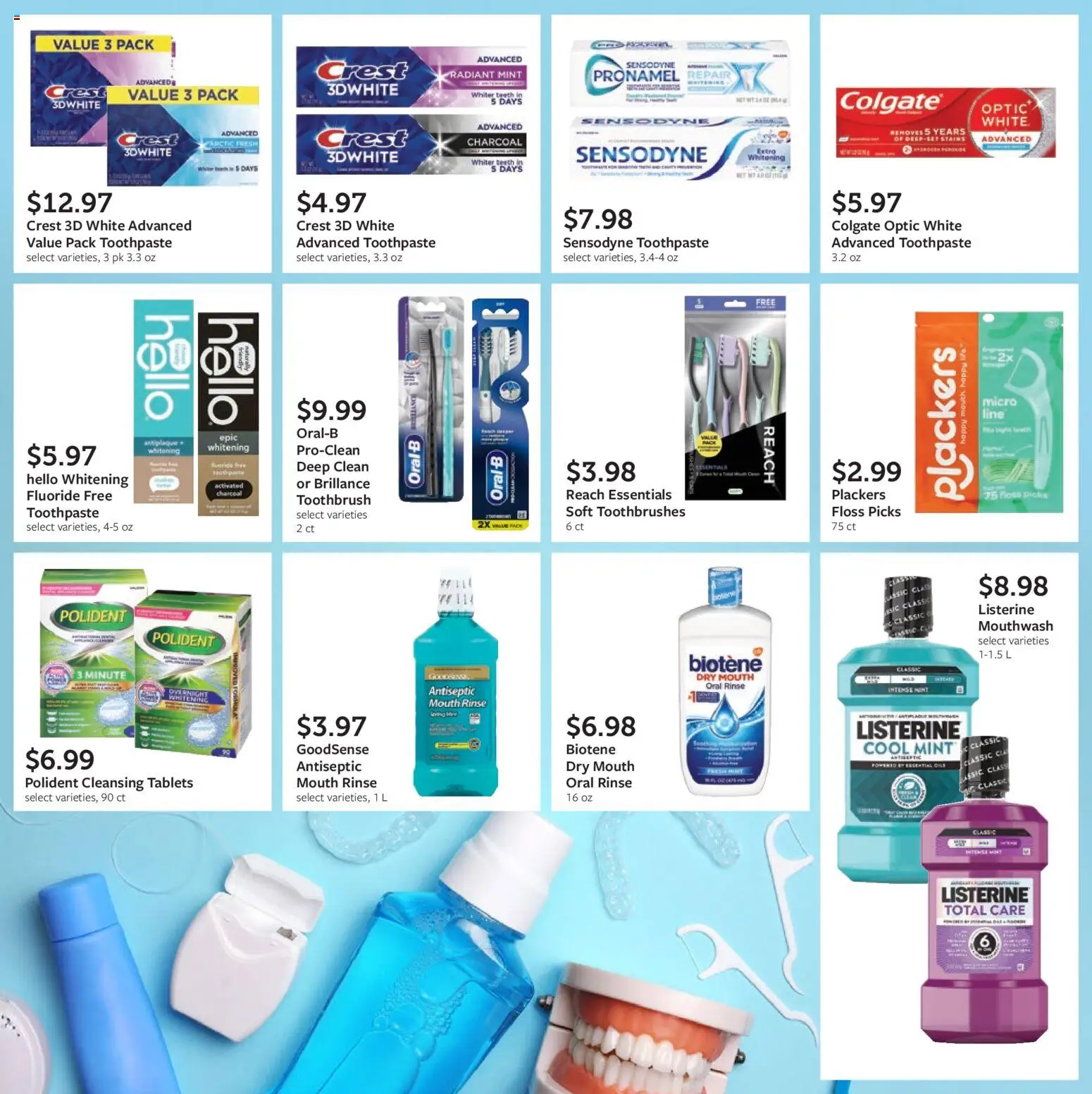 Fareway Monthly Ad - valid from 04.05.2026 | Page: 38 | Products: Toothpaste, Toothbrush, Mouthwash, Mouth Rinse