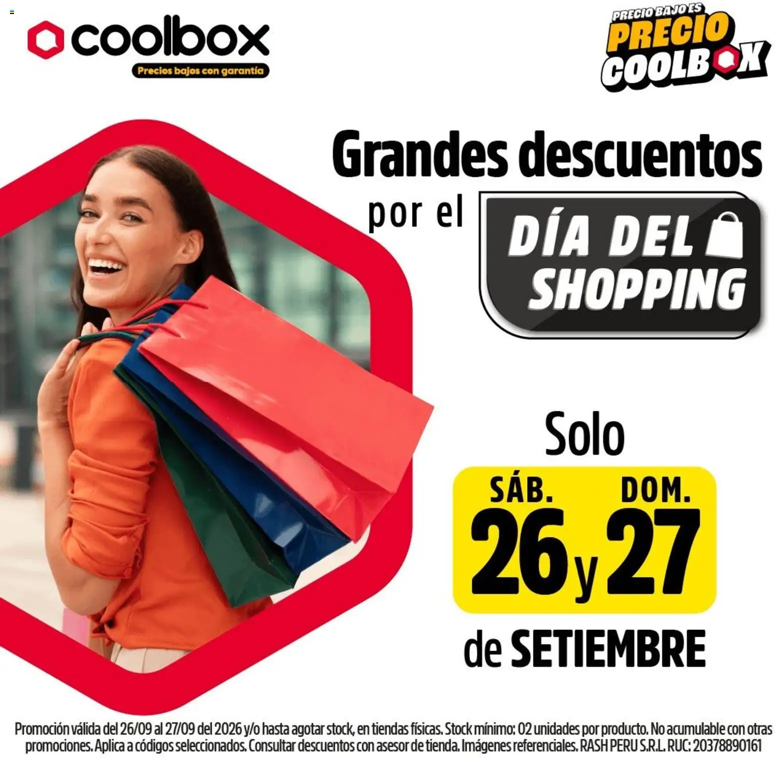 Catálogo Coolbox válido desde 26/09/2026 | Página: 1 | Productos: Bajo