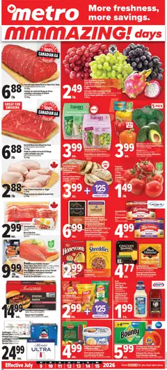 Preview of Metro weekly flyer - Trois-Pistoles from shop Metro valid from Jul 9, 2026