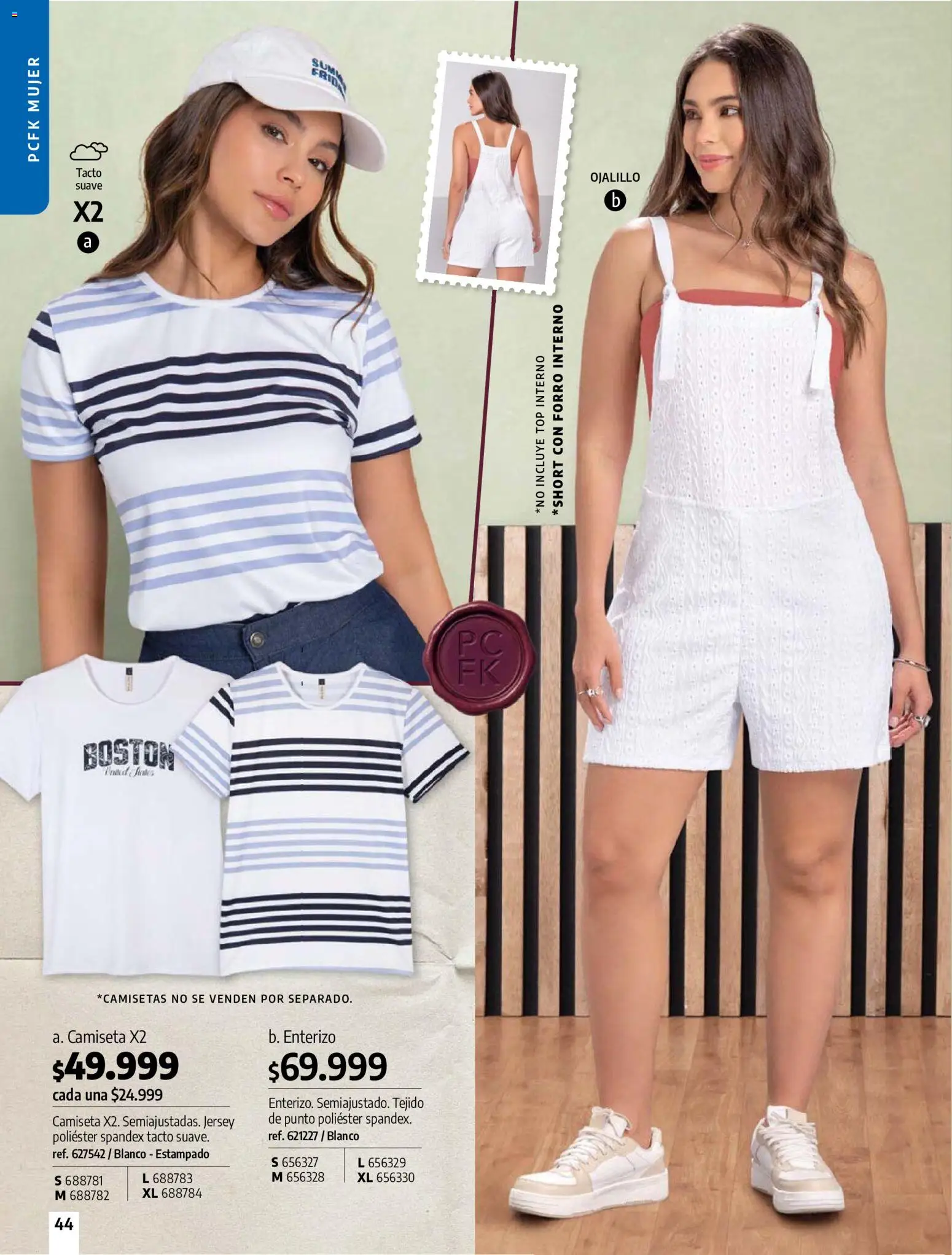 Pacifika revista - valida desde el 21/07/2026 | Página: 43 | Productos: Camiseta, Top, Enterizo