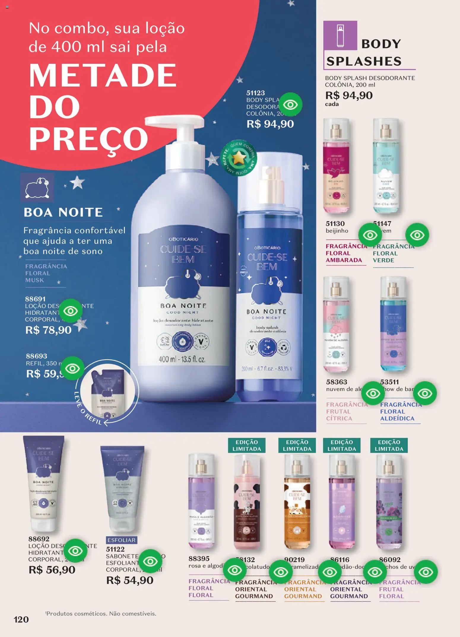 O Boticário Folheto - válido de 10/08/2026 | Página: 124 | Produtos: Fragrância, Desodorante, Sabonete, Body