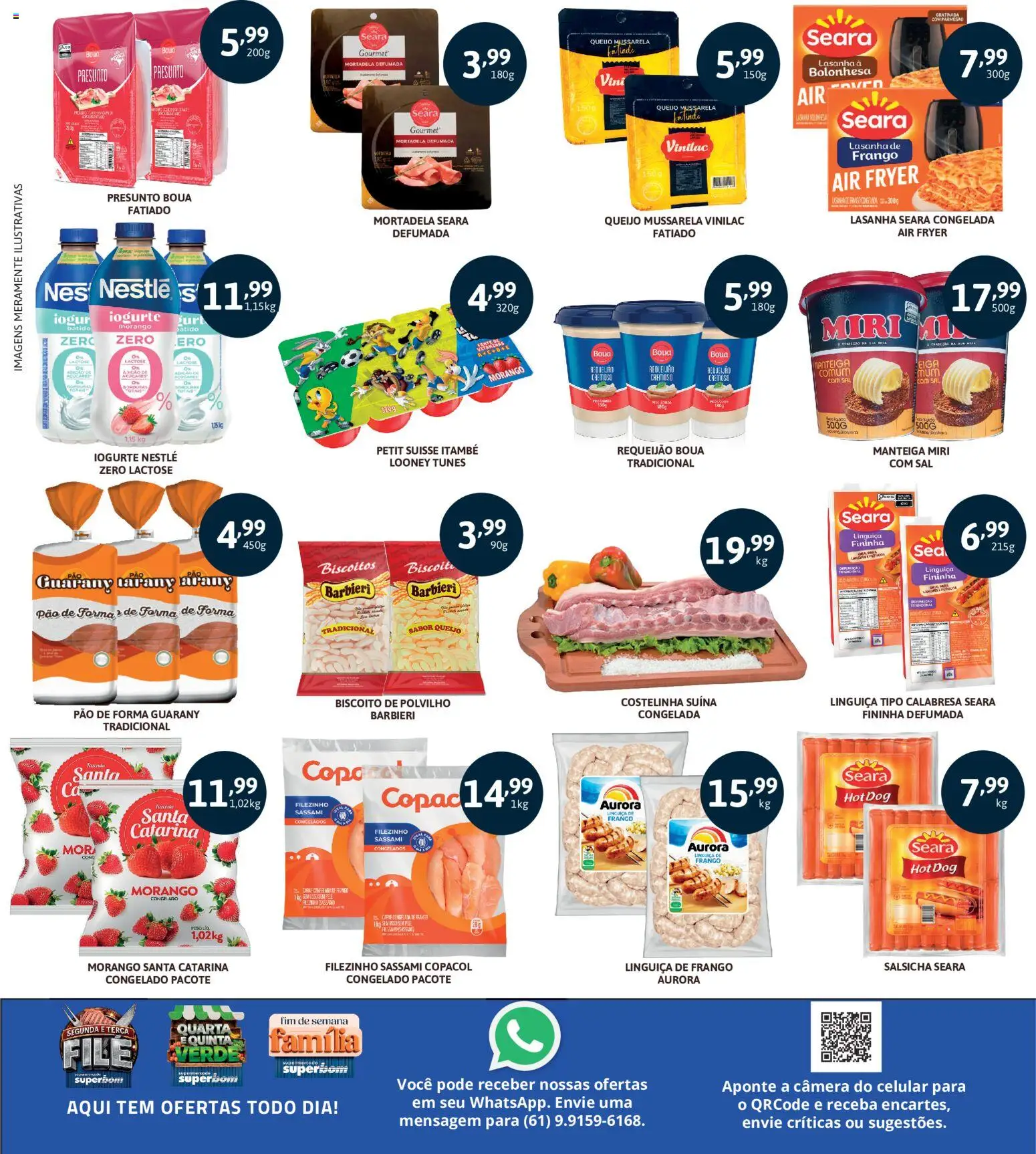 Superbom Folheto - válido de 29/06/2026 | Página: 3 | Produtos: Presunto, Mortadela, Mussarela, Câmera