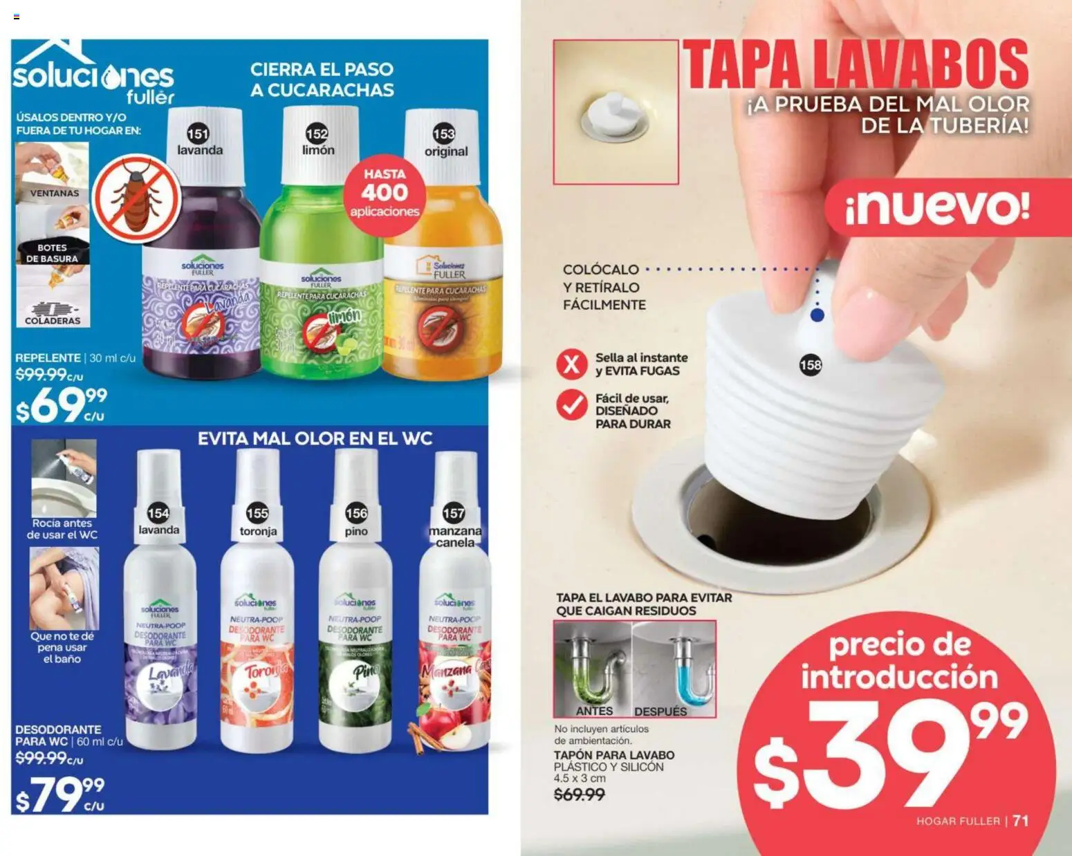 Nuevas ofertas de Fuller válidas en toda la República Mexicana desde el 02/09/2026. ¡Encuentra las mejores ofertas en Fuller campaña 11 2026! | Página: 37 | Productos: Manzana, Repelente, Té, Baño