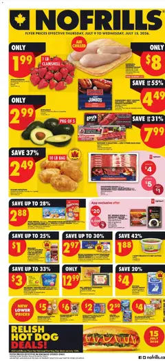 Preview of No Frills weekly flyer / circulaire from shop No Frills valid from Jul 9, 2026